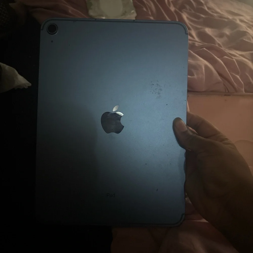 Apple Blue Tablet Sleek Design Modern Features